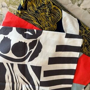 Marimekko Fabric Bundle – 3 Bold Modern Prints, Over 2.5 Yards Total